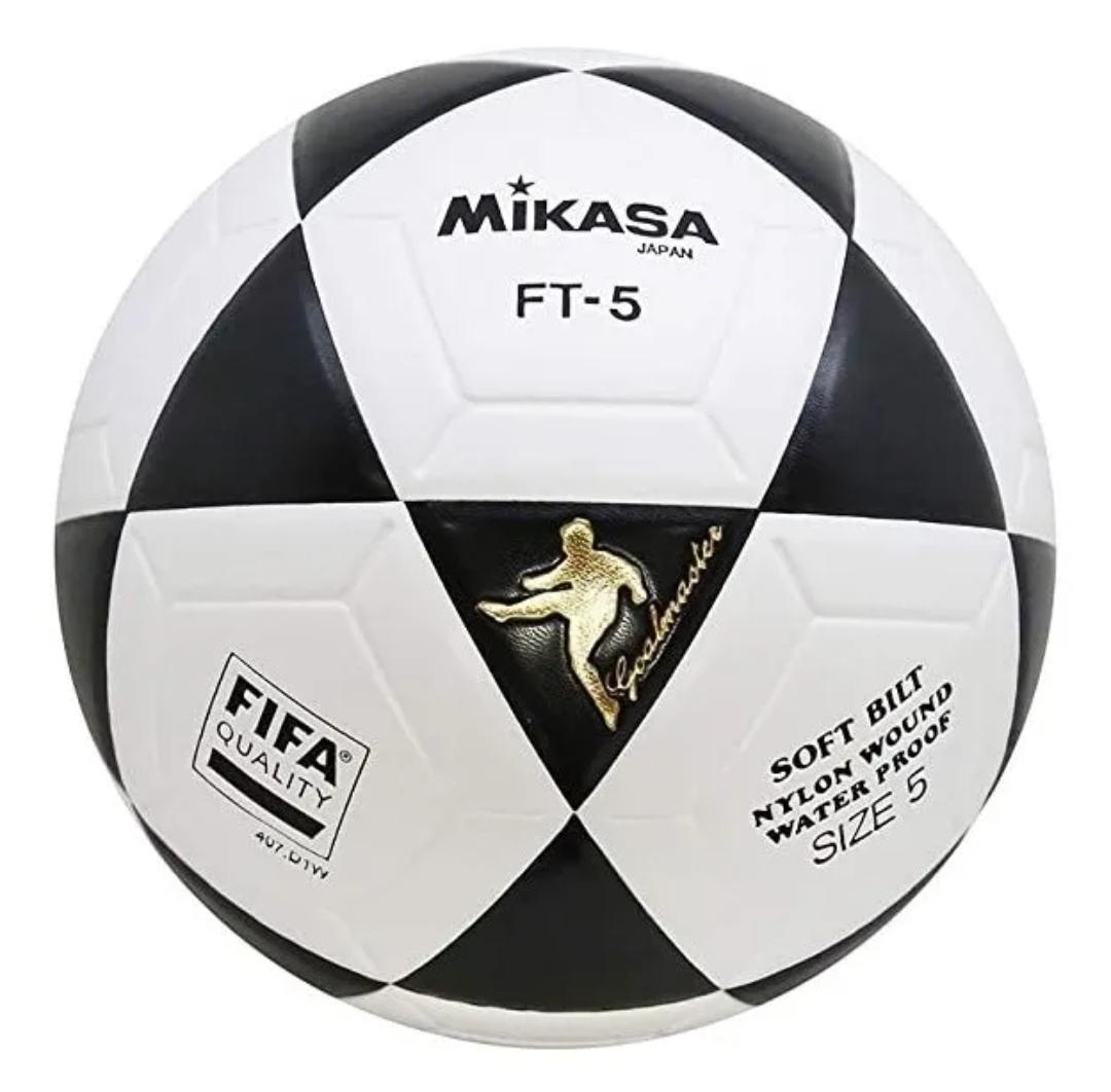 Balón de Futbol Mikasa FT-5 Clásico Blanco y Negro