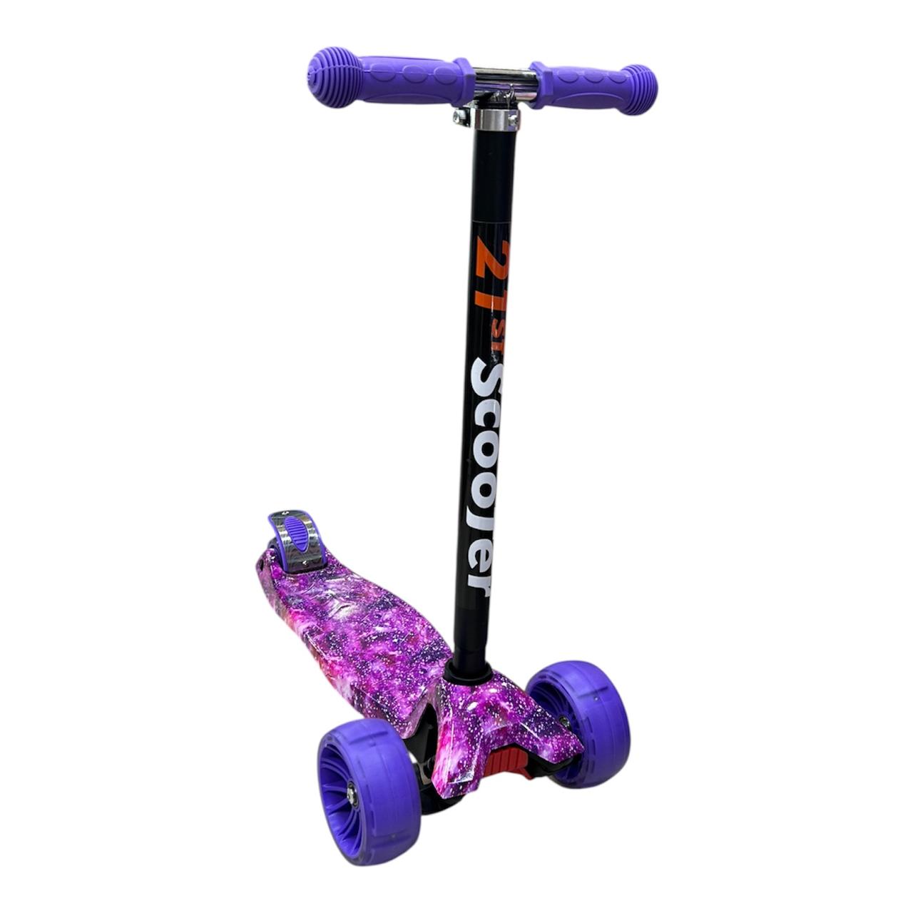 Scooter Patineta Ecualizable Para Niña Reforzada con Ruedas Anchas | Altura Graduable