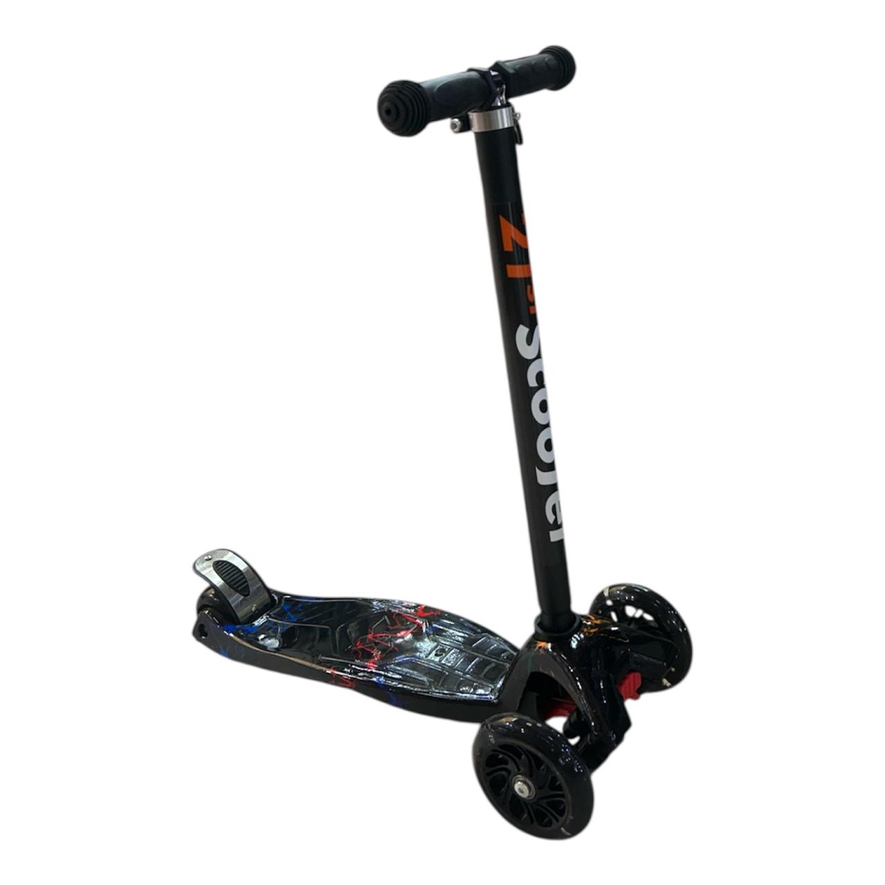 Scooter Patineta ecualizable niño Infantil con Luces LED y Altura Graduable