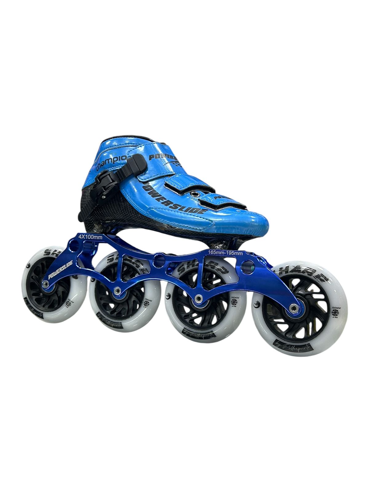 Patín Profesional Powerslide Champion con Chasis Ultraliviano y Ruedas Sharp 100mm