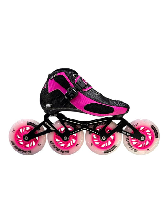 Patín Profesional Armado Completo Bota Canariam + Chasis Canariam + Ruedas Roller Point