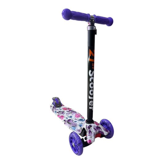 Scooter Patineta ecualizable Infantil con Luces LED y Altura Graduable