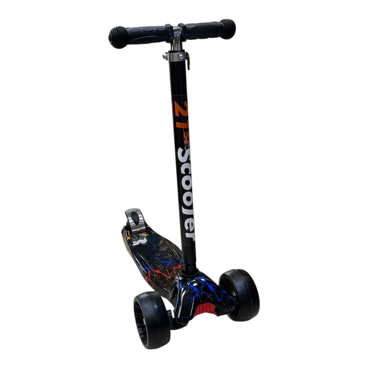 Scooter Patineta Ecualizable Para Niño Reforzada con Ruedas Anchas | Altura Graduable
