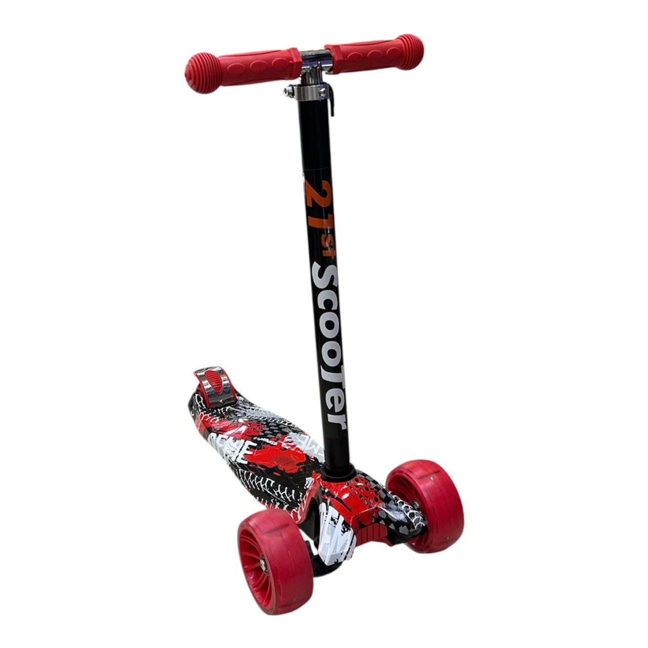 Scooter Patineta Ecualizable Para Niño Reforzada con Ruedas Anchas | Altura Graduable