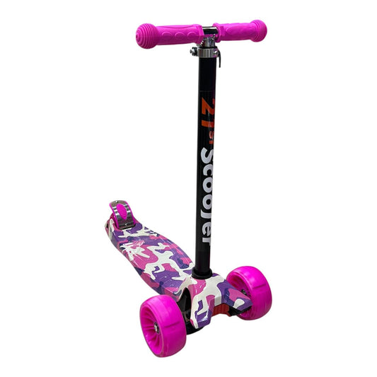 Scooter Patineta Ecualizable Para Niña Reforzada con Ruedas Anchas | Altura Graduable