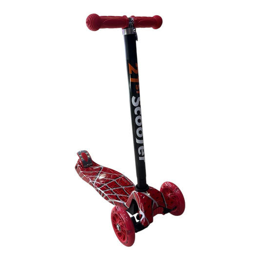 Scooter Patineta ecualizable niño Infantil con Luces LED y Altura Graduable