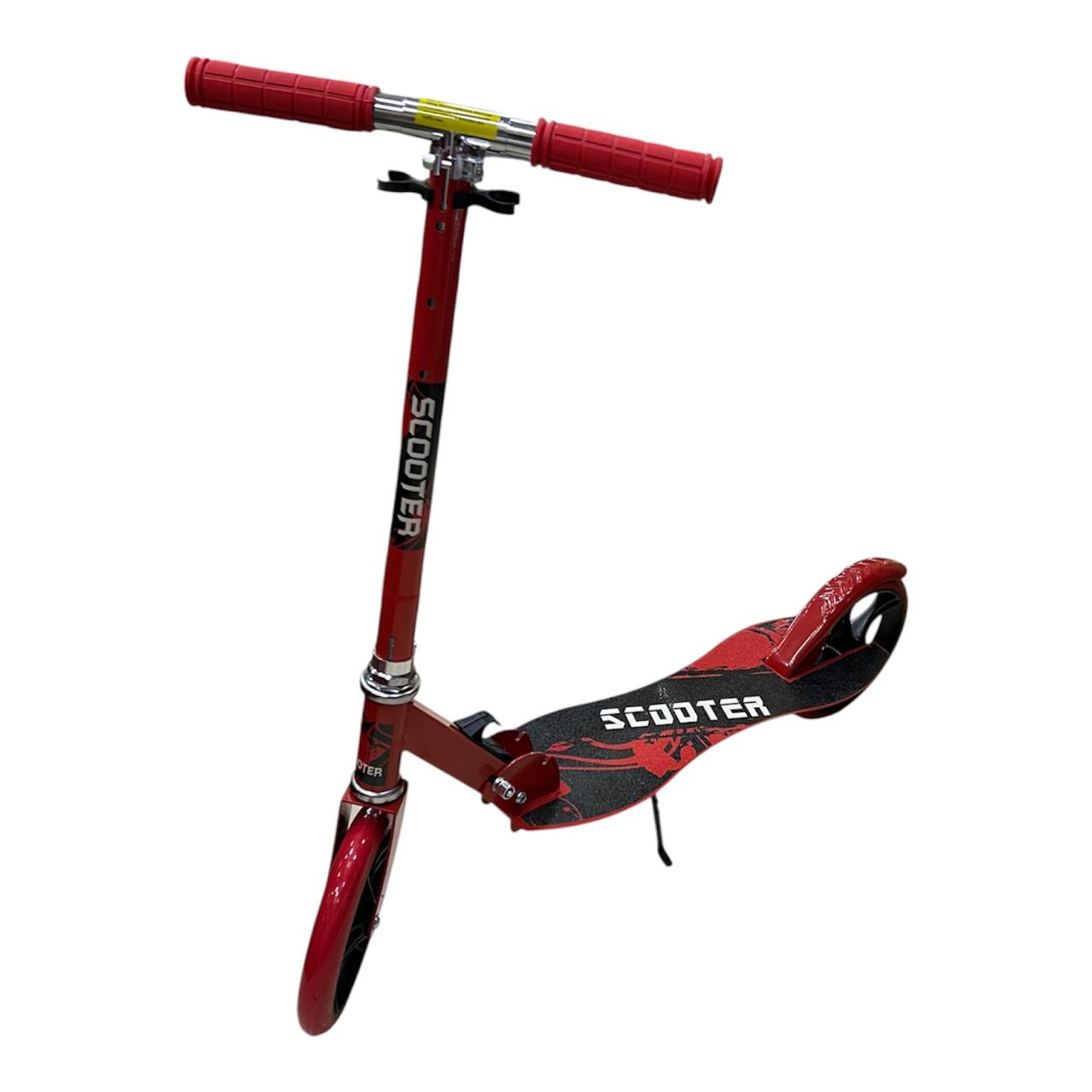 Scooter Patineta para Niños Grandes en Hierro con Ruedas de 200 mm | Abatible, Altura Regulable en 4 Niveles y Base Ancha Antideslizante